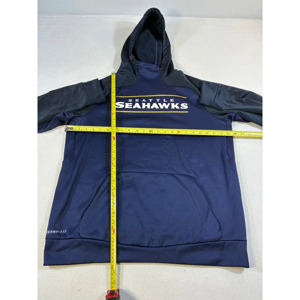 Nike NFL Seattle Seahawks Therma-FIT On Field Apparel‎ Hoodie Men's Large